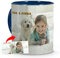 Taza Personalizada con Foto y Texto. Productos Personalizados para Regalar. Regalos Únicos para Chicas Jóvenes. Tazas de Café con Imagen y Frase. Idea de Regalo Diferente. Interior y Asa Azul Oscuro