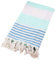 Lazzboy Türkisches Baumwollbad Beach Spa Sauna Yoga Fransen Jacquard Handtuch Hamamtuch Pestemal Baumwoll-saunatuch, Strand-Tuch Mit Fransen, Dünn, Saugstark(E,Ca 100X180CM)