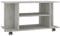 vidaXL TV-Schrank mit Rollen Betongrau 80x40x45 cm Holzwerkstoff