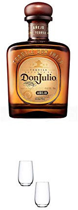 Don Julio Anejo Tequila 0,7 Liter + Tequilaglas Riedel 0414/81-2 Stk.