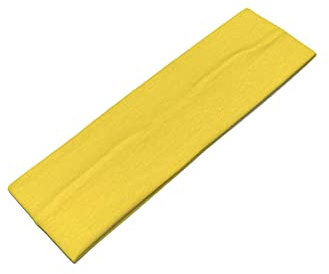 WESTEND CHOICE 7cm Wide Headbands 2 Pack Plain Stretchy Hairband Unisex Kylie Headband Bandeau Gym Exercise Headbands for Women & Men Soft Yoga Head Band (Yellow)