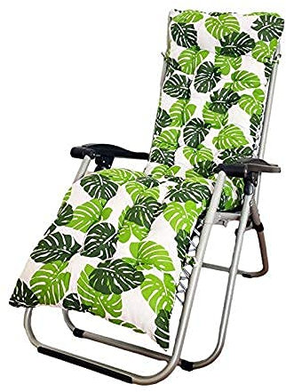 Stuhlkissen, Sun Lounger Cushion Recliner Chair Cushion Faltbares Schaukelstuhlkissen Langer Stuhl Couch Sitzkissenpolster Garden Lounger Mat (Farbe: 02)