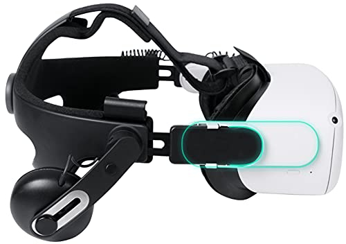 Hensych Headset Adapter zum Verbinden von Oculus Quest 2 mit HTC Vive Deluxe Audio Strap DAS Connector Kopfband Adapter Smart Headband Connector VR Headset Verbindungsgürtel