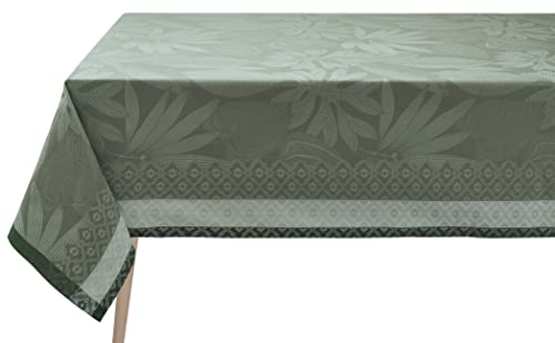 Le Jacquard Français 27431 Tischdecke Nature Sauvage Crocodile 175X175 cm Baumwolle