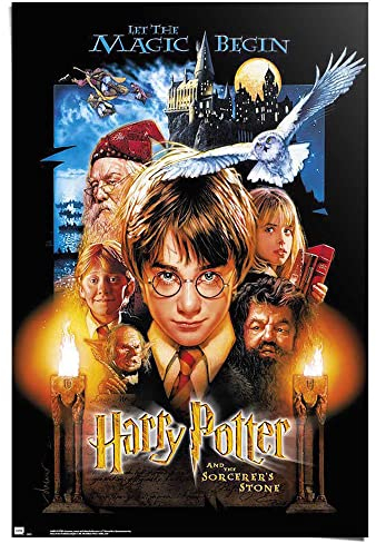 REINDERS Poster, Harry Potter, Kinderzimmer, Poster, Wanddeko, Room Decor, 150 gr. glänzend Bilderdruckpapier, Mehrfarbig, 91,5x61cm