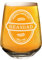 Personalised Craft Beer Tumbler Glass Beer Pump Label Any Name Cider 2/3 Pint Custom Birthday Dad Grandad Father's Day