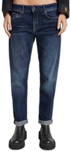 G-STAR RAW Damen Kate Boyfriend Wmn Jeans, Worn in Dusk Blue,