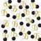 Gold Glitter 95 Konfetti, 95. Geburtstag, Zahlenkonfetti, 200 Stück, Jubiläumsparty, Tischdekoration
