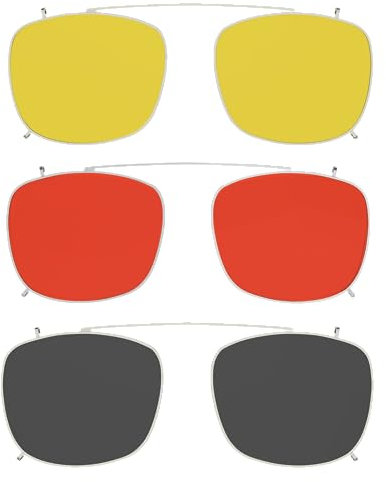 Foxmans™ Stylish Blue Light Blocking Glasses for Men & Women | McCartney Dusk to Dawn Bundle Clipons (3pc)