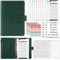A6 Binder Budget Planner Deutsch: Geld Organizer Budget Planer mit 12 Binder Taschen, 12 Budgetblätter Deutsch, Etikettenaufklebern Sparbuch für Reisen,Tagebuch und Geschenk