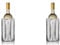 Vacu Vin 38803606 Rapid Ice Wine Cooler - Silver, 176x145x25 (Packung mit 2)
