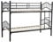Arredo Stock Letto a castello in metallo con doghe in legno, 203x83x145.5 cm