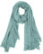 Van Der Rich ® - Schal mit fein gekreppter Oberfläche für Damen und Herren (99-Blau Türkis, One Size)