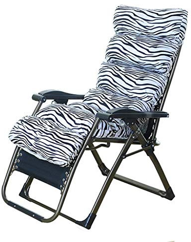 JIABAOCA Sonnenliege, Schaukelstuhl, Liege- und Klappstuhl, verstellbar, für mehrere Nickerchen, Strandkorb, bequemer Baumwollteppich, Lounge-Stuhl (Farbe: A5) charitable