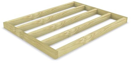 Wooden shed bases 8x6 (W-236cm x D-182cm) (2x6 (38mm x 138mm))