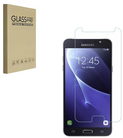 Protecteur d’écran pour Samsung Galaxy J7 2016 Film de protection en verre trempé HD 9H Dureté Cas Friendly Installation facile Anti rayures sans bulles (1 pcs)