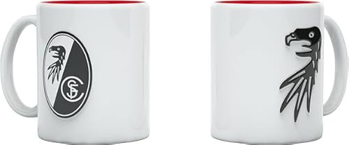 SC Freiburg Tasse Relief Wappen+Greif