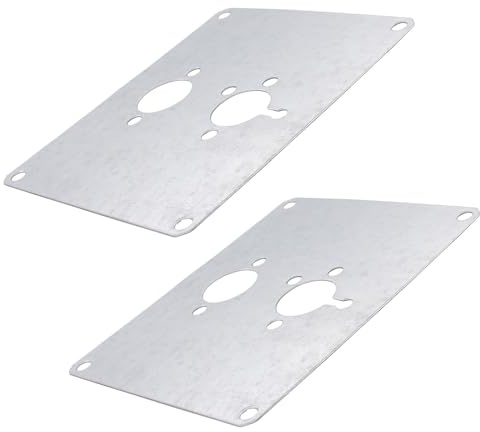 Unifizz Di-esel Heater Mounting Plate Bracket, Flat Base Bracket for Eberspacher Airtronic Planar Autoterm Heaters - 2 Pack for Eberspacher Airtronic Planar Autoterm Air 2D 44D 4D