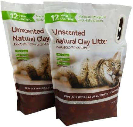 ELS PET Gemischtes Katzenstreu, Spülbar, Geruchsfrei(Zwei Beutel)