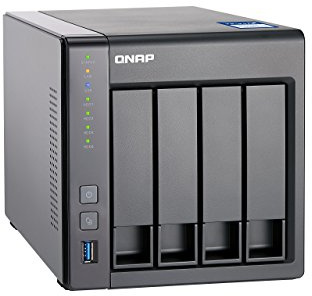 QNAP TS-431X-8G, NAS-System, 10GbE-SFP+-Port, SSD-Caching, schwarz