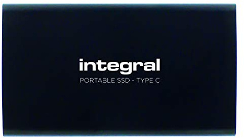 Integral SSD portátil de 480 GB, Disco Duro Externo Flash Doble Conector USB 3.1 y Tipo C, Ultra Compacto, antigolpes, Alta Velocidad hasta 500 MB/s
