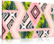 Panther Print Kunstdruck auf Leinwand, tropischer Dschungel, Pink, 61 x 40 cm