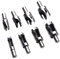 8 Stück Zapfenbohrer Set,Holz Plug Cutter Bohrer Set,Rundschaft Kohlenstoffstahl Klaue & konisch Bohrer Set HSS Zapfenbohrer Fräser Holz Plug Bits für Holzbearbeitung 6mm/10mm/13mm/16mm