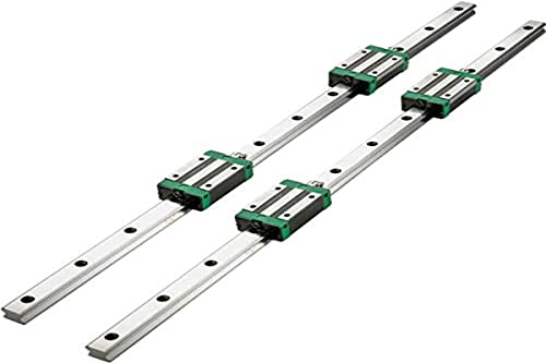 Vevor 2 Stück Linearführungen Linearlager und Führungen HSR15-1200mm Lineargleiter-Kit