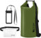 KYG Borsa Impermeabile a Tracolla Regolabile Dry Bag 5L/10L/20L Kit 3 in 1 Marsupio impermeabile, custodia per cellulare Waterproof Zaino Per Nuoto Trekking Surf Rafting Campeggio 10L Verde