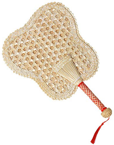 Kailinst Hand Woven Fan,Folding Hand Fan,Wheat Straw Hand Fan,Manual Fan,Hand Fans Women Foldable,Suitable for Summer,Barbecue,Decoration(7.2Petal Fan)