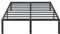 Olee sleep 45cm Stabiler Stahlbett / Stahl-Lattenrost / Anti-Rutsch-Unterstützung / Matratzenunterbau / Metallbett / Bettrahmen / Bett / 100 x 200cm / Twin XL / Schwarz / Metall