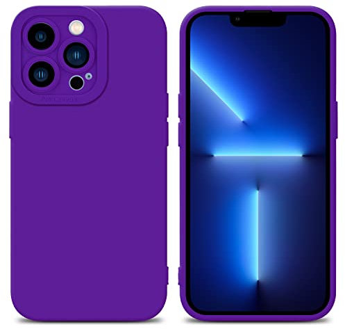 Cadorabo Custodia compatibile con Apple iPhone 13 PRO MAX in FLUID VIOLA SCURO - Coperchio protettivo in silicone TPU flessibile