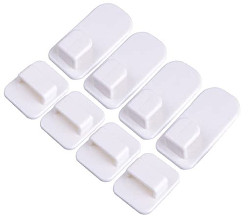 4 Piezas De Control De Control De Control Remoto Tv Air Acondicionador De Control Remoto Control Remoto De Pared Autohesivo Anancelo De Montaje De Almacenamiento De Montaje De Pared Para Hogar Y