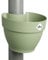 Elho Vibia Campana Pot Gouttière 40 - Pot De Fleurs pour Extérieur - Ø 21.6 x H 16.3 cm - Vert/Vert Pistache
