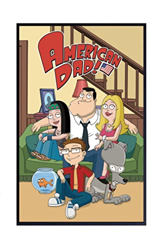 XIHOO Kerry Dober Poster aus der TV-Serie American Dad!, Cartoon, Wanddekoration, Kunstdruck, Mattes Poster, Ungerahmt, 28 x 43 cm