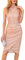 GRACE KARIN Femme Robe Paillettée Moulante au Genou Robe de Cocktail à Dos Nu avec Fermeture Éclair Cachée XXL Or Rose