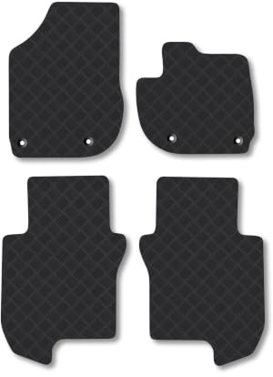 Fits Honda Jazz (2020+) [Manual] 3mm Rubber Car Mats | Tailored Fit Durable Floor Mats Full Coverage Protection Waterproof Accessories Easy Clean Anti Slip Made in the UK