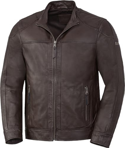 Ross & Cole Lederjacke Herren, 100% Echtleder, Übergangsjacke Herren aus butterweichem Nappaleder, hochwertige Biker Lederjacke für Männer, Gr. 48-60