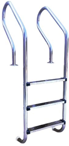 Poolleiter, Poolleiter, Edelstahl-Poolleiter, Mit Schnellmontagebasis, Tragfähigkeit Bis Zu 250 Kg, Geeignet for Wasserpark Im Innen- Und Außenbereich (Size : Suitable for 130-150cm Pool)