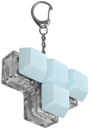 Wpsagek Tastatur Fidget Spielzeug, Mechanische Tastatur Fidget Clicker, Keyboard Klicken Schlüsselanhänger Spielzeug Für Kinder Erwachsene
