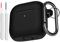 KOKOKA Custodia Case Compatibile con AirPods 4 2024 con Kit di Pulizia, Case Cover Protettiva in Morbido Silicone per AirPods 4ª Generazione con Moschettone, LED Anteriore Visibile, Nero