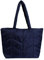 SLXLYH Schultertasche, Crossbody-Tasche für Damen, Winter, gesteppt, große Kapazität, Nylon, gepolstert, Nylon, Unterarm-Geldbörse, lässige Handtasche für Damen, dunkelblau, Einheitsgröße