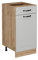 Vicco Küchenunterschrank R-Line, Weiß Landhaus, 40 cm ohne Arbeitsplatte