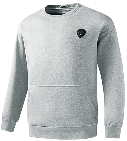 UHouse Beheizbare Sweatshirt Herren Winter Beheizbarer Pullover mit 5 Heizzonen USB Elektrische Beheizte Winterpullover mit Taschen Wärme Wollpullover Männer Outdoor Heated Pulli