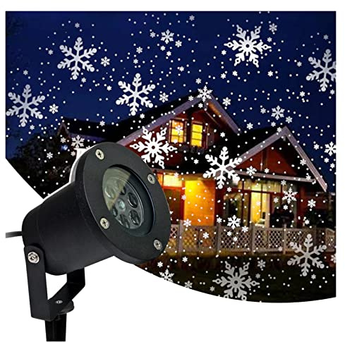 Projector Light,Halloween Holographic Projector Full Color Movies Christmas Window Projector Xmas Window Projector Snow Projector for Halloween Xmas Holiday Landscape Indoor Decor(1)