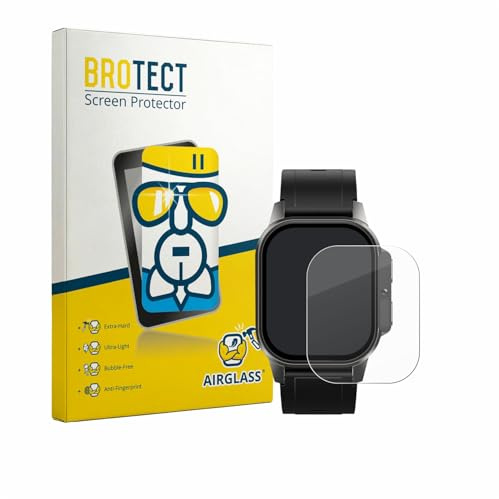 BROTECT Schutzglas für Domino Watch DM62 Schutzfolie Panzer Folie Glas Made in Germany [Extrem Kratzfest 9H, Anti-Fingerprint, Ultra-Transparent]