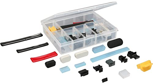 InLine 59941C Staubschutz-Set, für Computer-Schnittstellen, 44-teilig