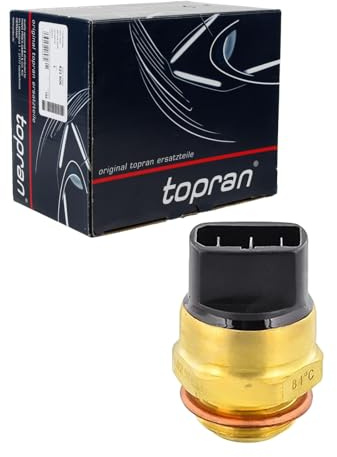 TOPRAN Temperaturschalter für Kühlerlüfter, 102 976 | Kompatibel mit: AUDI 100 C2 Stufenheck, 100 C3 Stufenheck, 100 C4 Avant, 100 C4 Stufenheck, 80 B2 Stufenheck