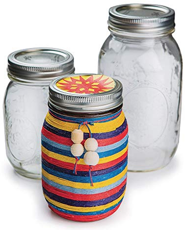 Ball Mason Jars w/Lid, 16 oz. (Case of 12)