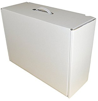 Formal Tailor White Cabin Size Travel Box for Storage of Wedding Dress and Bridesmaid Dresses
